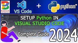 VSCode Installation on Windows Operating System and Add Python Plugin in VSCode [upl. by Anemolif607]