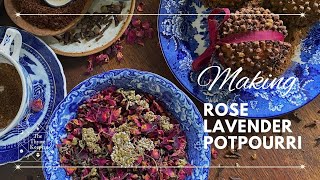 Making Rose Lavender Spice Potpourri [upl. by Alleram]