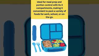 Bento Box Adult Lunch Box – Perfect Meal Prep for Busy Lifestyles [upl. by Erreipnaej]