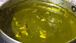 Quick And Tasty Palak Paneer RecipeSimple Spinach Paneer Recipe [upl. by Durward]