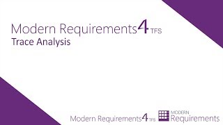 Traceability Matrix in Modern Requirements [upl. by Beltran905]