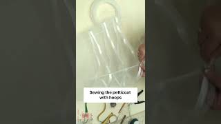 How to sew the first petticoat of the Umbrella Ball Gown Skirt [upl. by Emersen]