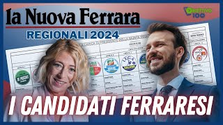 Elezioni regionali candidati ferraresi per lEmiliaRomagna [upl. by Bary]