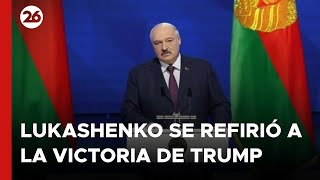 BIELORRUSIA  Lukashenko se refirió a la victoria de Trump [upl. by Eniarda252]