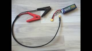 How to jump start your car with 4s lipo battery [upl. by Emawk391]