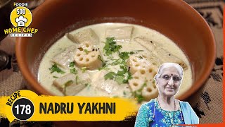 Nadru Yakhni Recipe  How To Make Nadru Yakhni  Kashmiri Lotus Stem Curry  Home Chef Recipe [upl. by Godbeare]