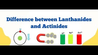 Difference between Lanthanides and Actinides [upl. by Bertolde]