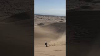 Absolutely unreal🔥🔥🔥 🎥 from duneanddestroy on insta dune dirtbike epic [upl. by Podvin]