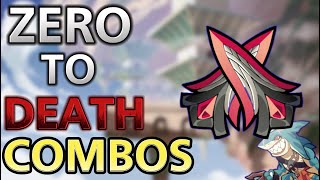 All Katars 0death Combos in Brawlhalla [upl. by Nafets]