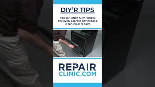 DIYR TIPS  You can often fully remove the oven door for any needed cleaning or repairs [upl. by Melisse]