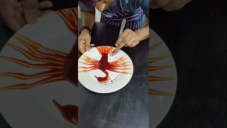 monster plating food plattingfoodart drawing cooking artandcraft chef artdrawing painting [upl. by Anstus651]