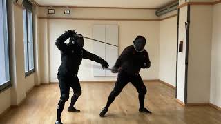 Sidesword vs Backsword Sparring [upl. by Franklyn]