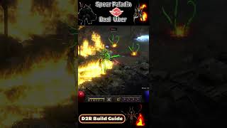 Spear Paladin vs Baal Uber diablo2resurrectedbuild gaming [upl. by Anelyak]