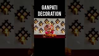 Ganpati decoration ideas  ganpati decoration diy ganpatidecoration [upl. by Maisey]