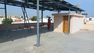 solar system installation 2024 20kw on grid solar Karachi [upl. by Wiebmer177]