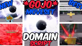 NEW💪Roblox tsb script  Gojo domain moveset  Custom VFX amp SFX Respawn after death  Domain 🔵🔴🟣 [upl. by Sloan353]