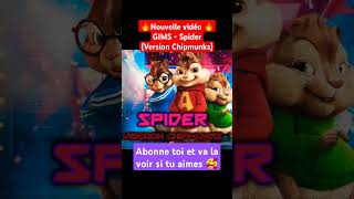 GIMS  Spider Chipmunks shorts version shorts short musiquefrancaise gims spider chipmunk [upl. by Duahsar955]