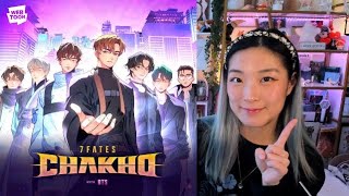 BTS 7FATES CHAKHO Episode 1  Prologue  Trailer Interviews  LIVE REACTION WEBTOON VERSION [upl. by Asum]