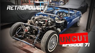 Retropower Uncut Episode 71 ETYPE PROJECT  V12 or LS3 [upl. by Hoagland702]