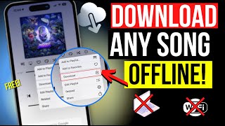 How To DOWNLOAD ANY MUSIC on iPHONE 2024 Offline Music [upl. by Amiarom]