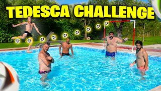 ⚽ TEDESCA FOOTBALL CHALLENGE in PISCINA con gli ELITES [upl. by Ydner316]