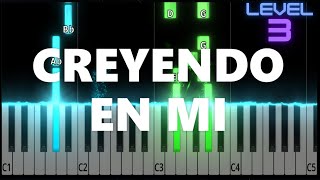 Creyendo En Mi  Soy Luna  INTERMEDIATE Piano Tutorial [upl. by Gothurd739]