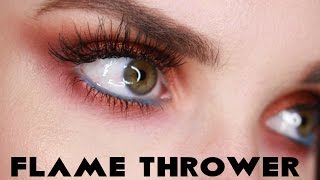 Makeup Geek Foiled Eyeshadow Flame Thrower Tutorial  Chatty Talk Through [upl. by Peg]