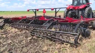 TrueTandem 345 Disk Harrow Infield Settings and [upl. by Suirtemed]