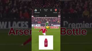 Arsenal 🤝 Bottlers blowup football viral bigfatbottlers funny [upl. by Carmon720]