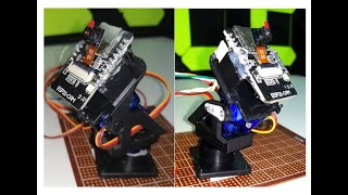 Pan Tilt Bracket Assembling for ESP 32 Cam ModuleHow to use servo motors for Pan tilt Bracket [upl. by Etnaik]