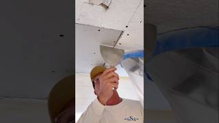 How to Tape over a Bad Joint or an Uneven Surface drywall diy [upl. by Mackoff]