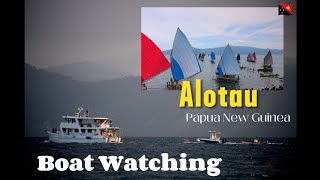 Boat watching in the Bay ALOTAU  Papua New Guinea [upl. by Siol]