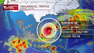 Sigue la trayectoria del huracán Milton [upl. by Maddalena]
