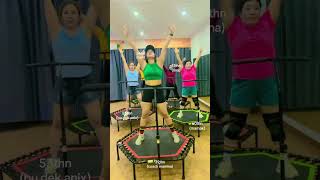 Trampoline Dance Fitness Indonesia trampolinedancefitness sorotan fypyoutube [upl. by Anielram318]