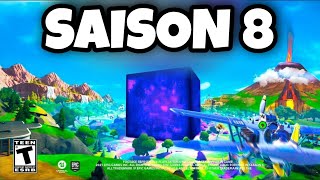 FORTNITE SAISON 8 CHAPITRE 2 ÉVÉNEMENTS FINAL  RETOUR DU CUBE [upl. by Jeanelle]