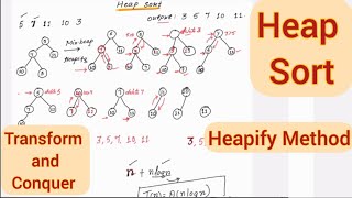 Lec51 Heap Sort  Heapify Method [upl. by Nelon846]