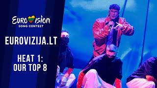 🇱🇹 EurovizijaLT 2024 Lithuania  HEAT 1  OUR TOP 8 AFTER THE SHOW  Eurovision 2024 [upl. by Meingolda]