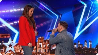 LOVED UP Jacob Jones aims for FIVE yeses  Auditions  BGT 2019 [upl. by Zertnom]