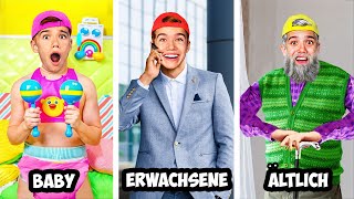 BABY ERWACHSENER und GROSSVATER CHALLENGE [upl. by Bow]