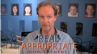 ACTING TIP 2 BEING REAL vs BEING APPROPRIATE [upl. by Nnaeitak423]