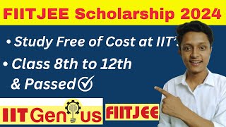 FIITJEE Genius Scholarship Test 2024  Study Free of Cost at IIT’s  FIITJEE Scholarship [upl. by Emmi422]