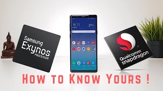 How to Know if you have an Exynos or a Snapdragon on your Galaxy Device [upl. by Okram]