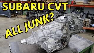 JUNK CVT Subaru Outback TR580 Full Transmission Teardown Dead At 108k [upl. by Sev]