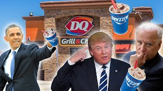 US PRESIDENTS RANK DAIRY QUEEN BLIZZARDS [upl. by Karub843]