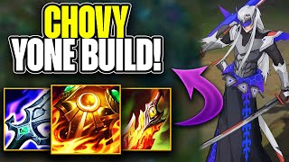 I Tried CHOVYs Yone Build I POPPED Off  League of Legends [upl. by Suriaj]