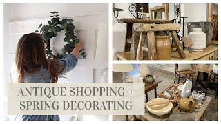 ANTIQUE SHOP WITH ME  SPRING DECORATING [upl. by Hola]