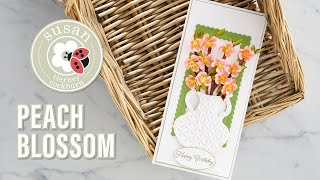 Spellbinders Peach Blossom by Susan TierneyCockburn HowTo [upl. by Inimod]