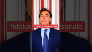 fideiussione personale affitto immobiliare garanzia [upl. by Sexela]