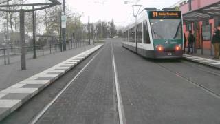 Mitfahrt Straßenbahn Potsdam Linie 93 Glienicker Brücke  Bisamkiez Baustellenbedingt [upl. by Priestley]