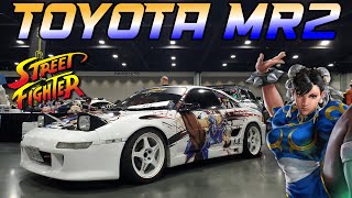 Street FighterChunLi Itasha痛車  Toyota MR2 [upl. by Courtland]